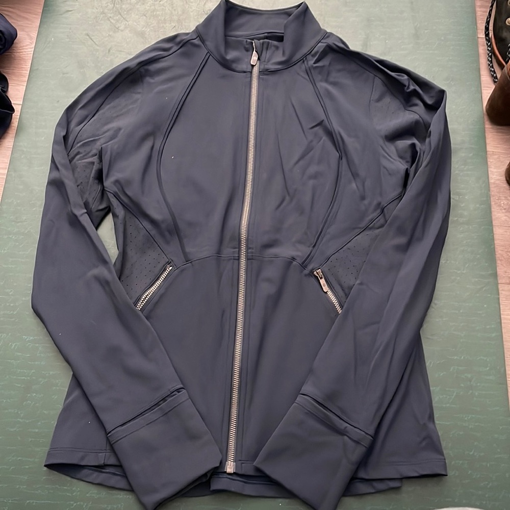 Navy lululemon zip up size 10